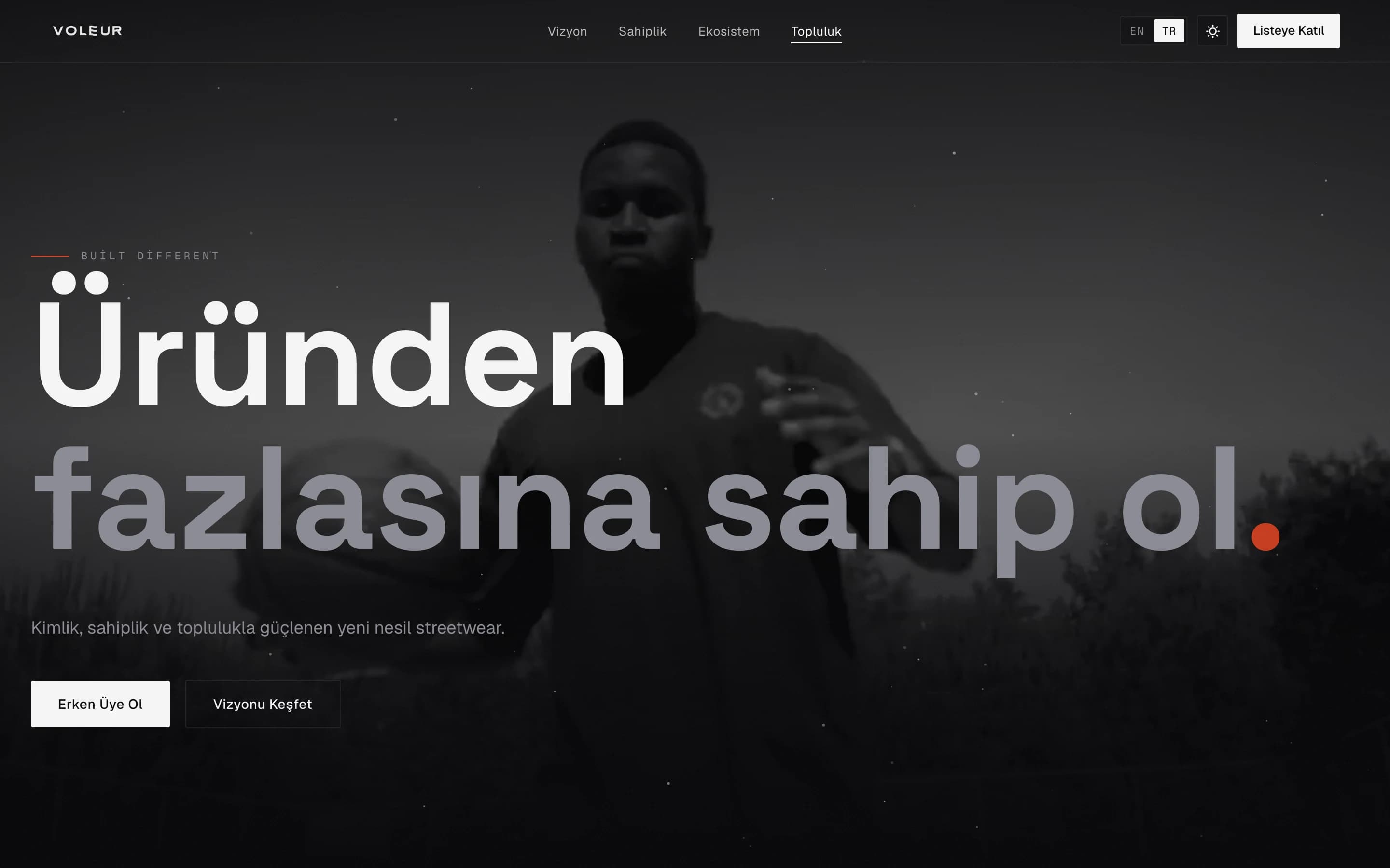 Voleur: Streetwear Brand Launch Site