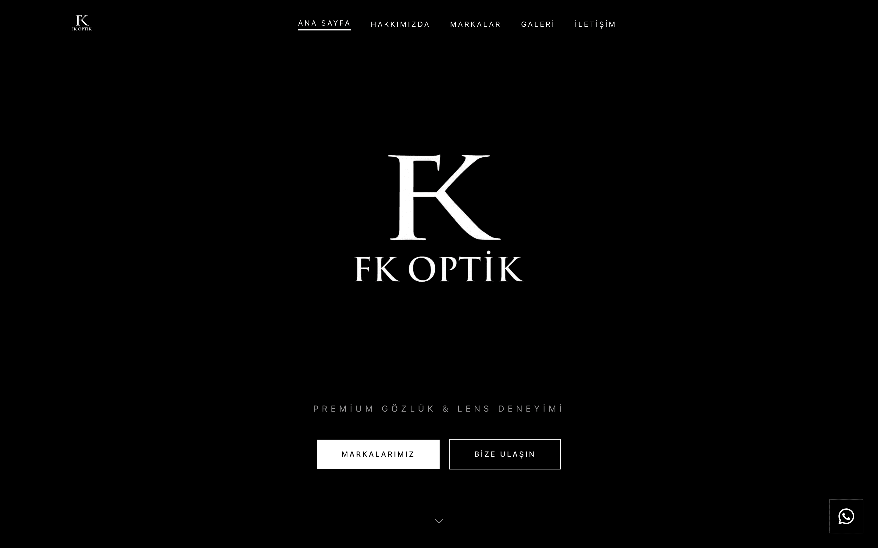 FK Optik — Kurumsal Web Sitesi
