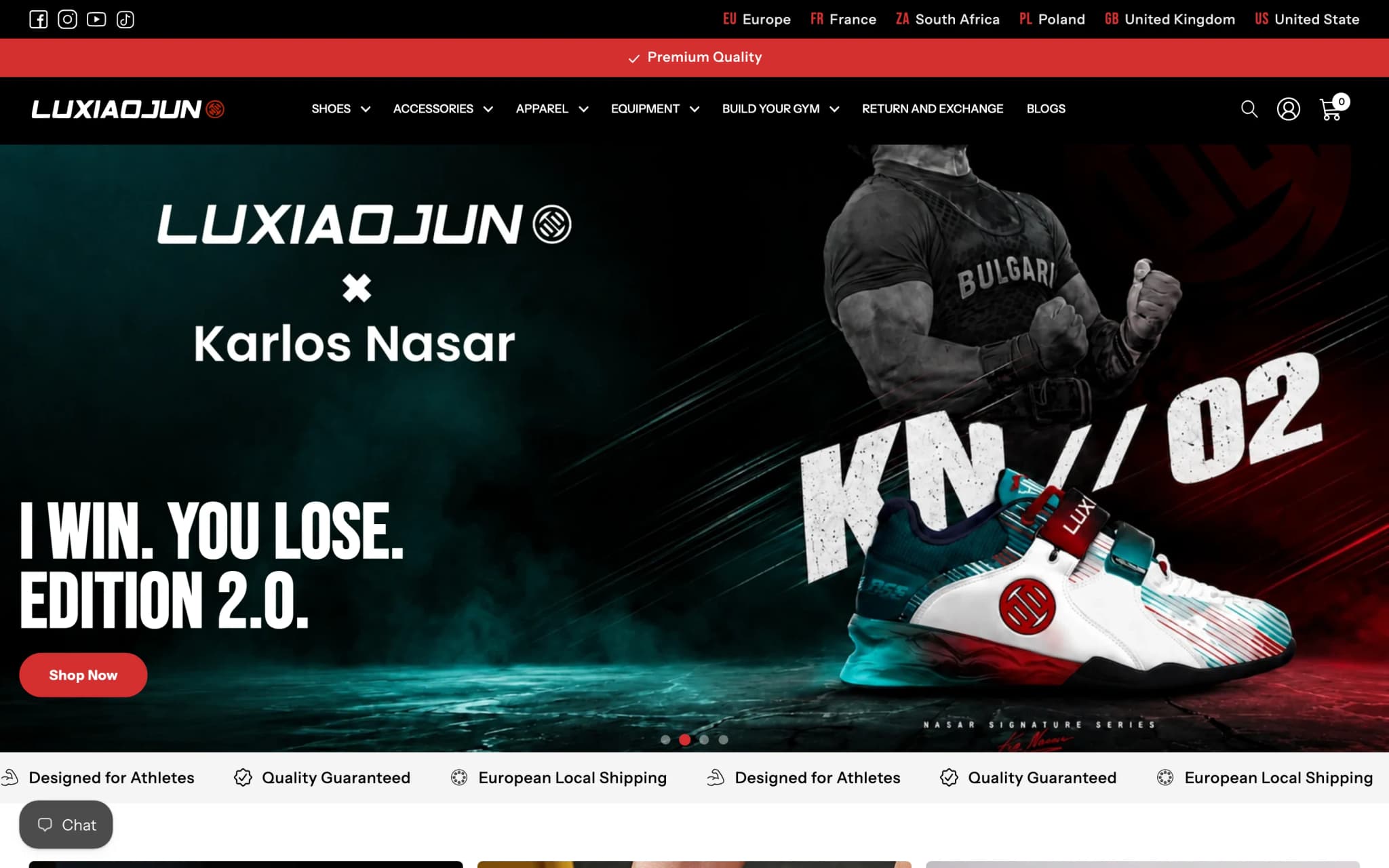 Luxiaojun Europe: E-Ticaret Sistemi
