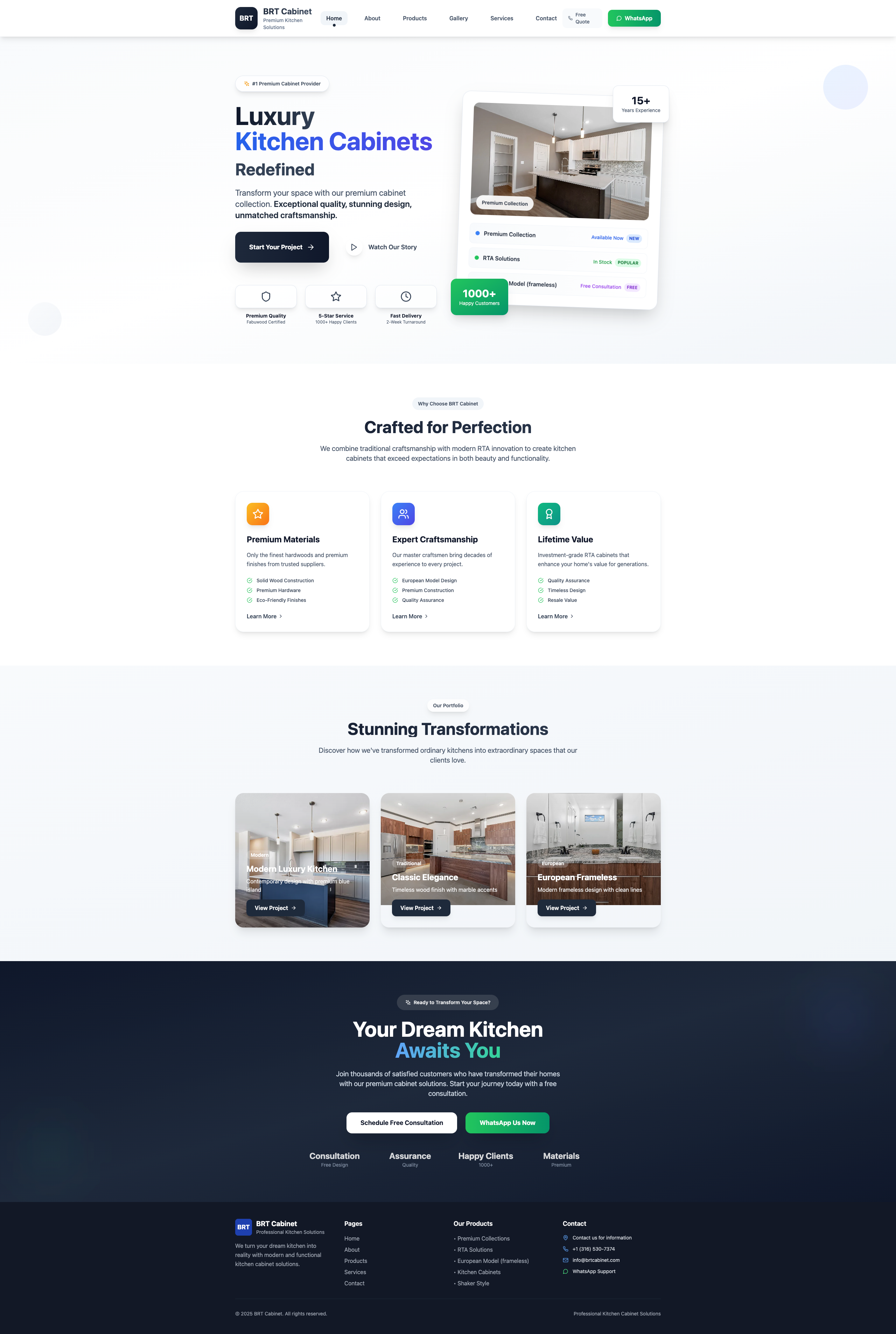 BRT Cabinet — Kitchen Cabinet Brand gallery 1