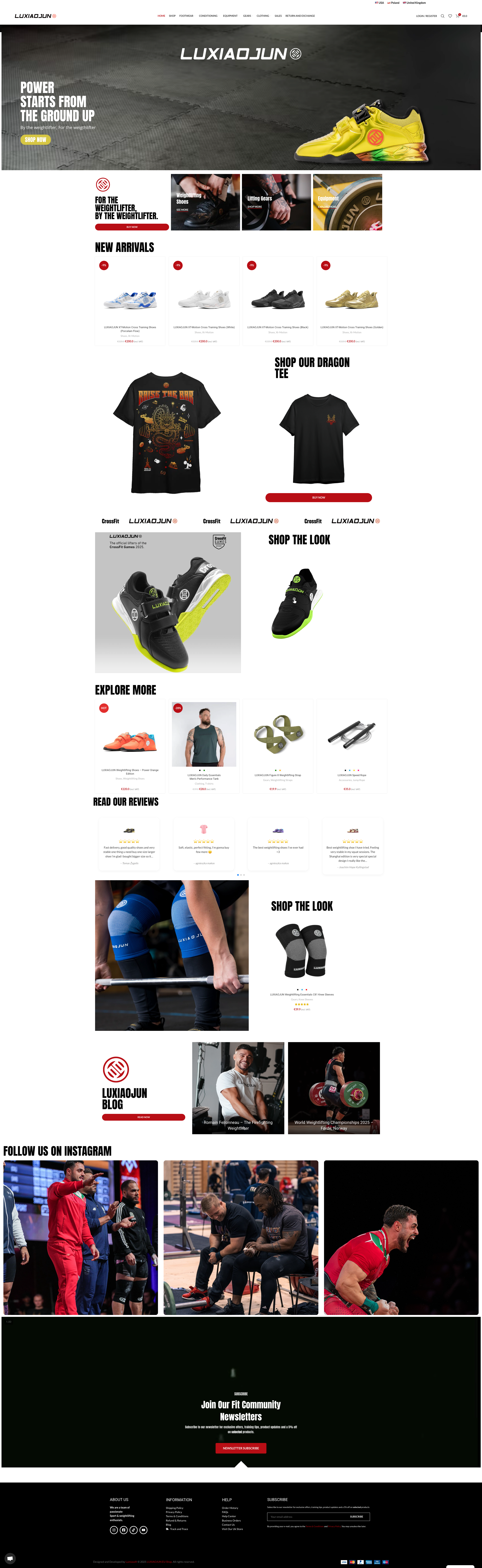 Luxiaojun Europe — Fully Operated E-Commerce System preview