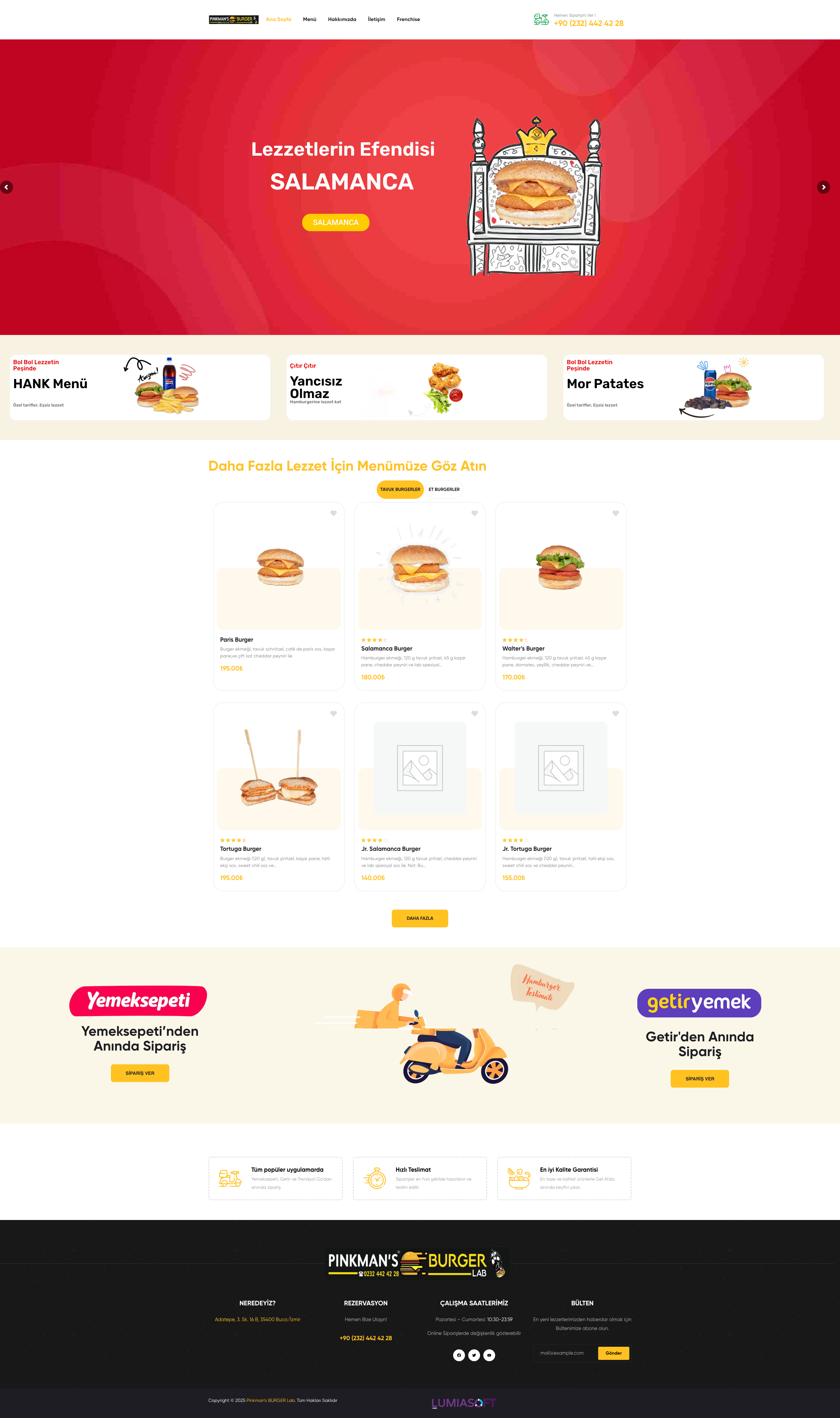 Pinkman’s Burger Lab — Restaurant & QR Menu gallery 1